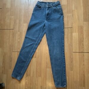 Blue Straight Leg Denim Jeans